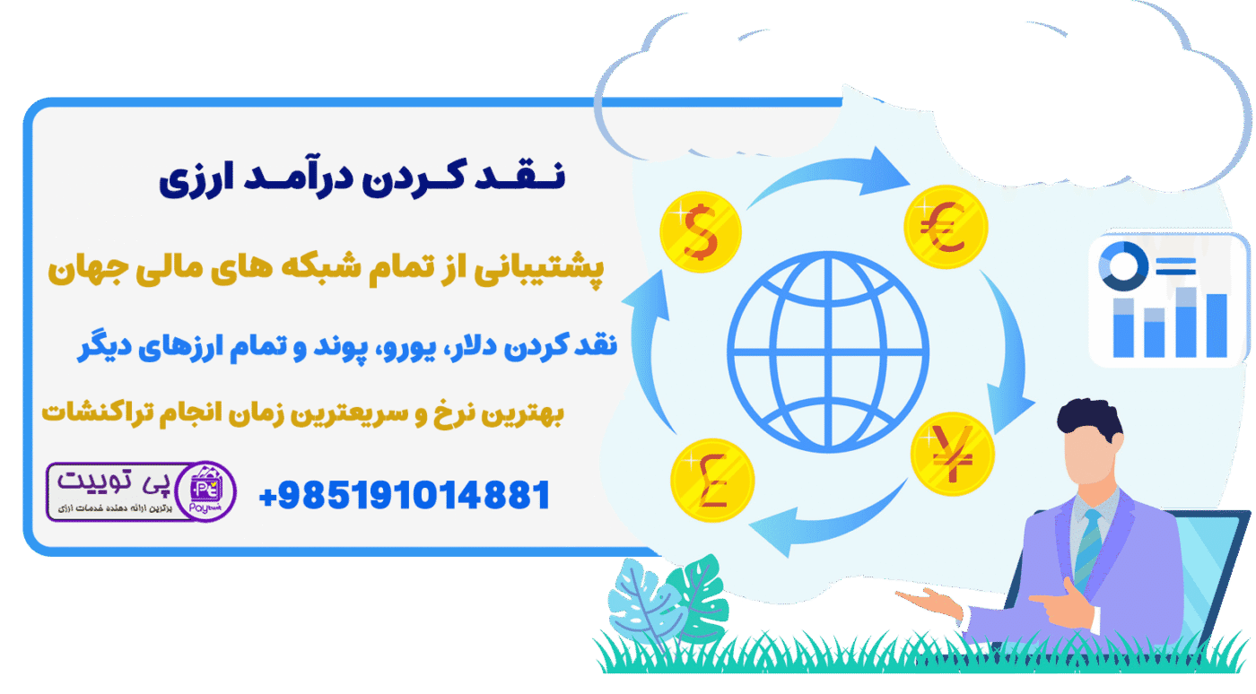نقد کردن درآمد ارزی - نقد کردن درامد دلاری - نقد کردن پی پال - فروش پی پال - فروش اسکریل - فروش موجودی وایز - نقد کردن درامد ارزی - فروش یورو پی پال - دریافت حواله بانکی خارجی - فروش پرفکت مانی - فروش پایر