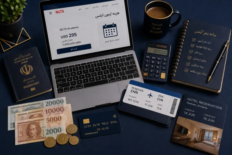 هزینه ایلتس ارمنستان
